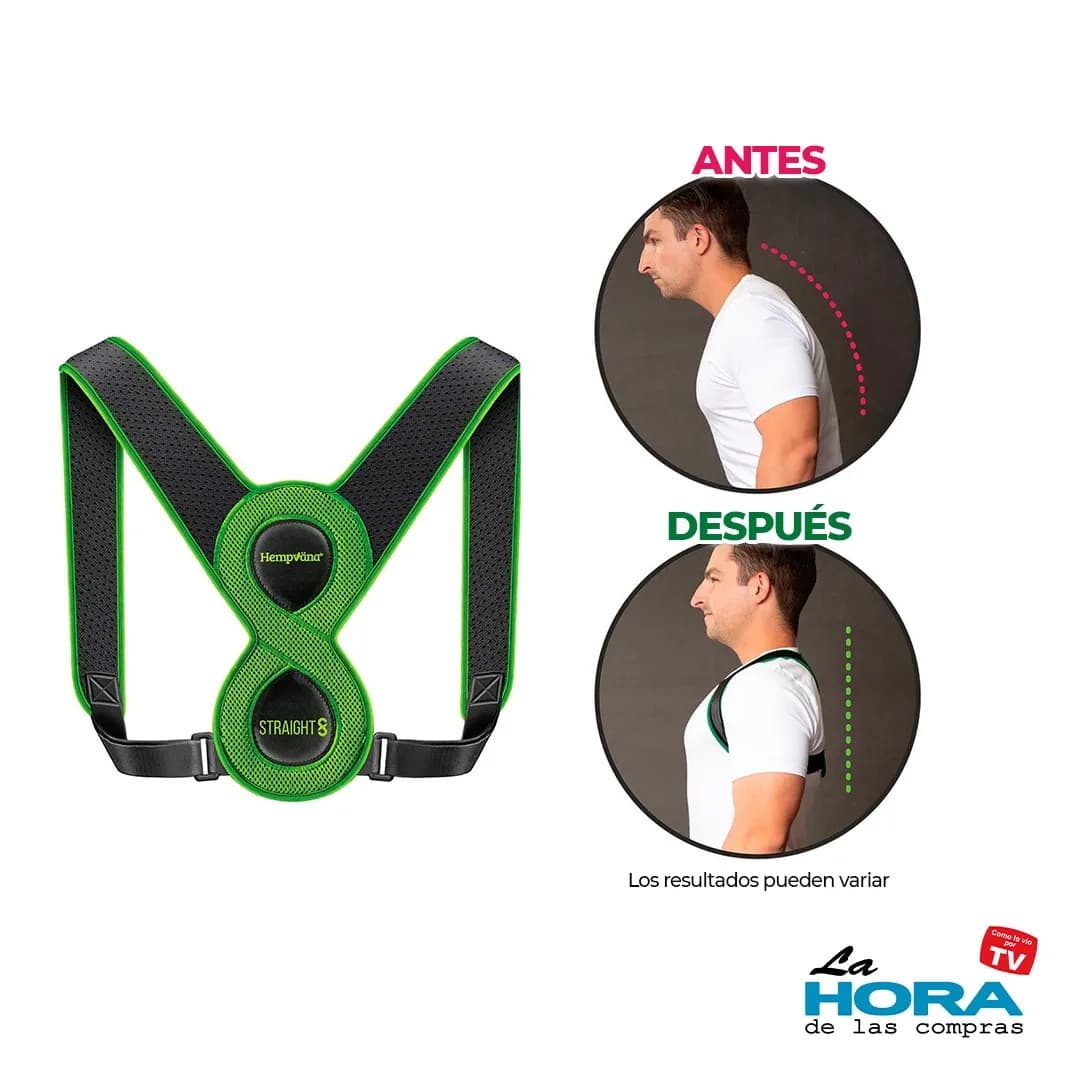 Corrector de Postura Ajustable Straight 8