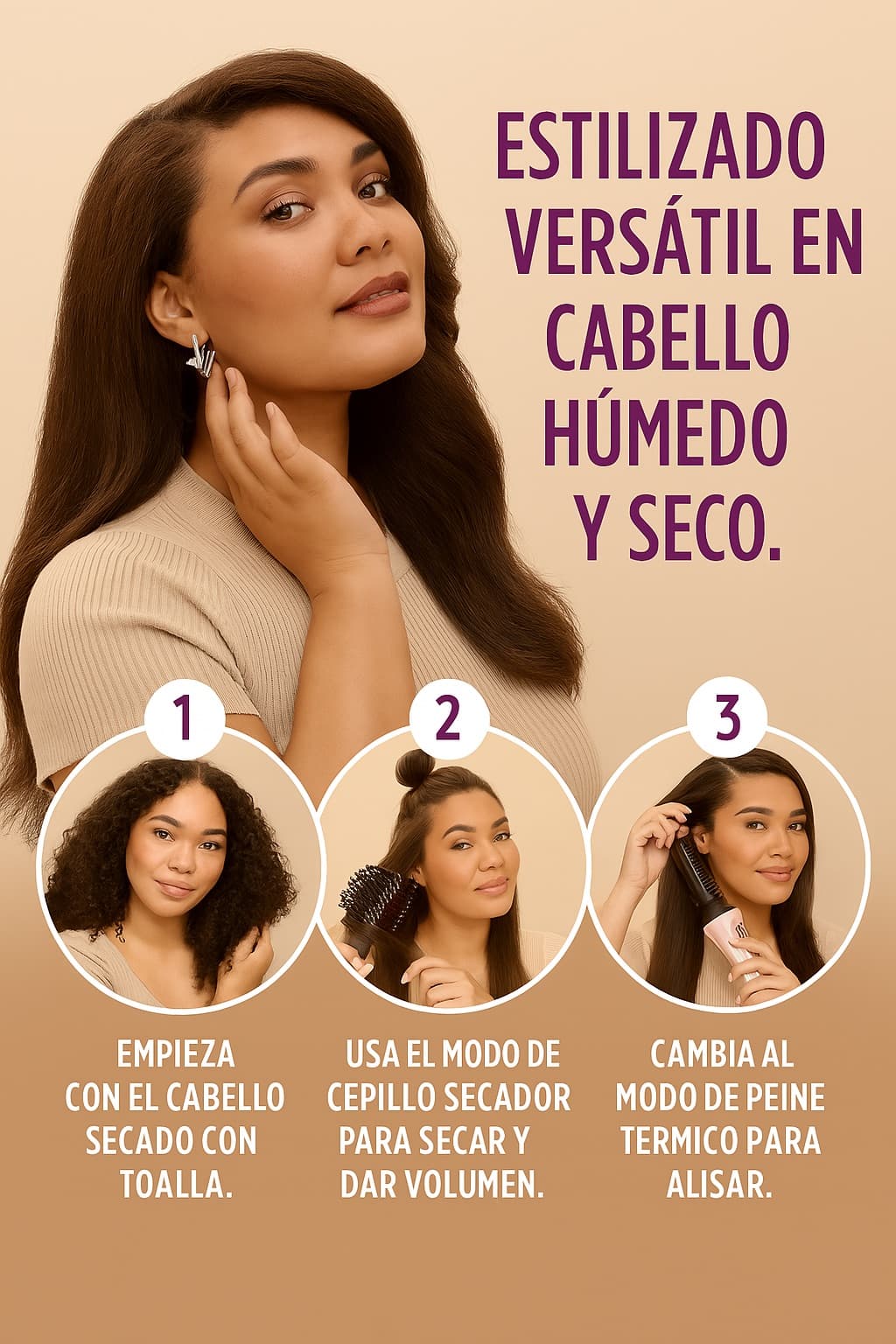 Shark® SmoothStyle™ - Peine Térmico + Cepillo Secador